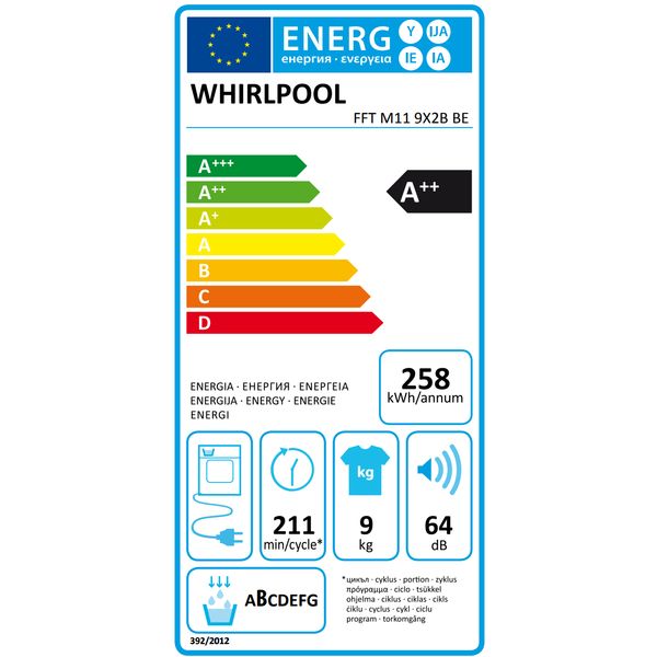 Whirlpool FFT M11 9X2B BE