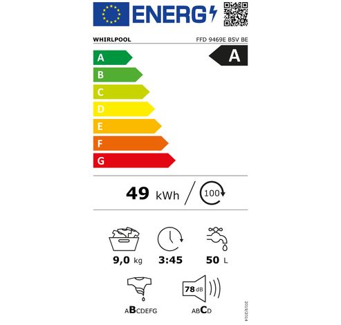 FFD 9469E BSV BE  Whirlpool