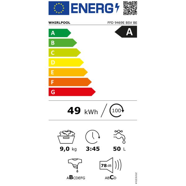 Whirlpool FFD 9469E BSV BE