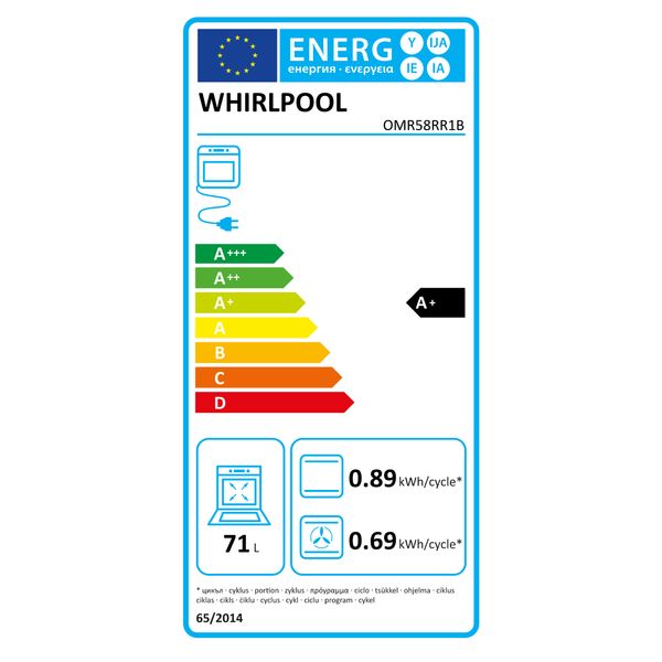 OMR58RR1B Oven Inbouw 71 liter 