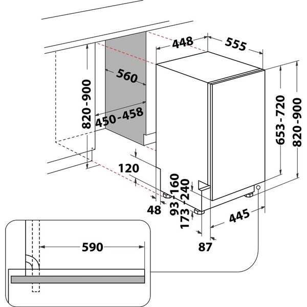 Whirlpool WSIO 3O34 PFE X