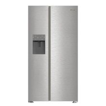 WHG2 6574W X5E Amerikaanse koelkast Pearl Inox 