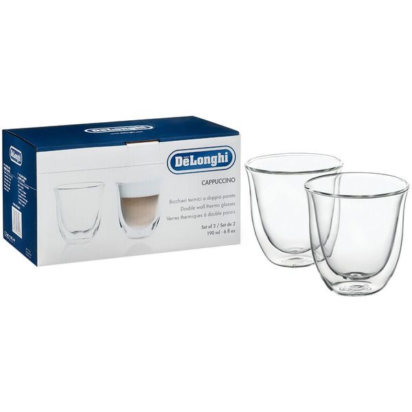 2 verres à cappuccino 190 ml 