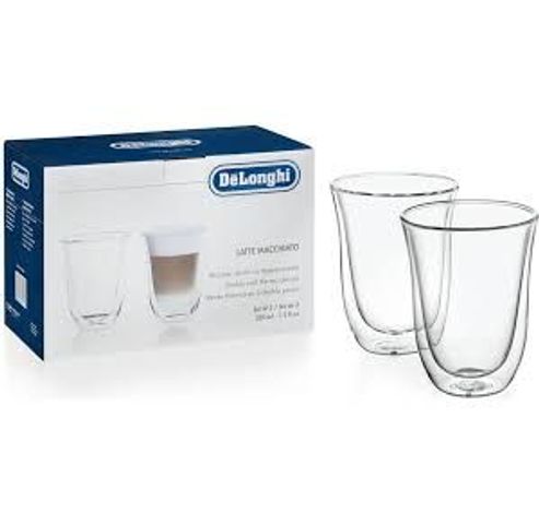 2  Latte Macchiato  glazen 220 ml  De'Longhi