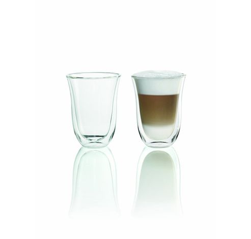 2  Latte Macchiato  glazen 220 ml  De'Longhi