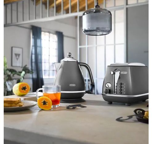 CTOT2103.GY Icona Metallic Grijs   De'Longhi