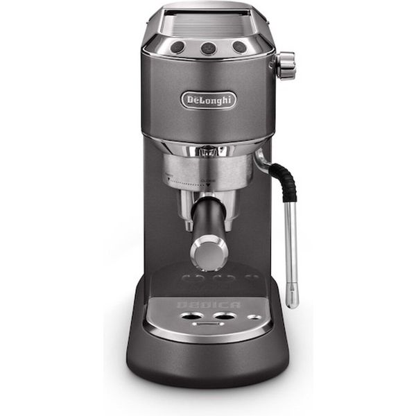 De'Longhi Dedica Arte Manual Espresso-koffiezetapparaat met nieuwe melkopschuimfunctie - Grijs