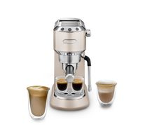 Dedica Arte Manual Espresso-koffiezetapparaat met nieuwe melkopschuimfunctie - Beige Gold 