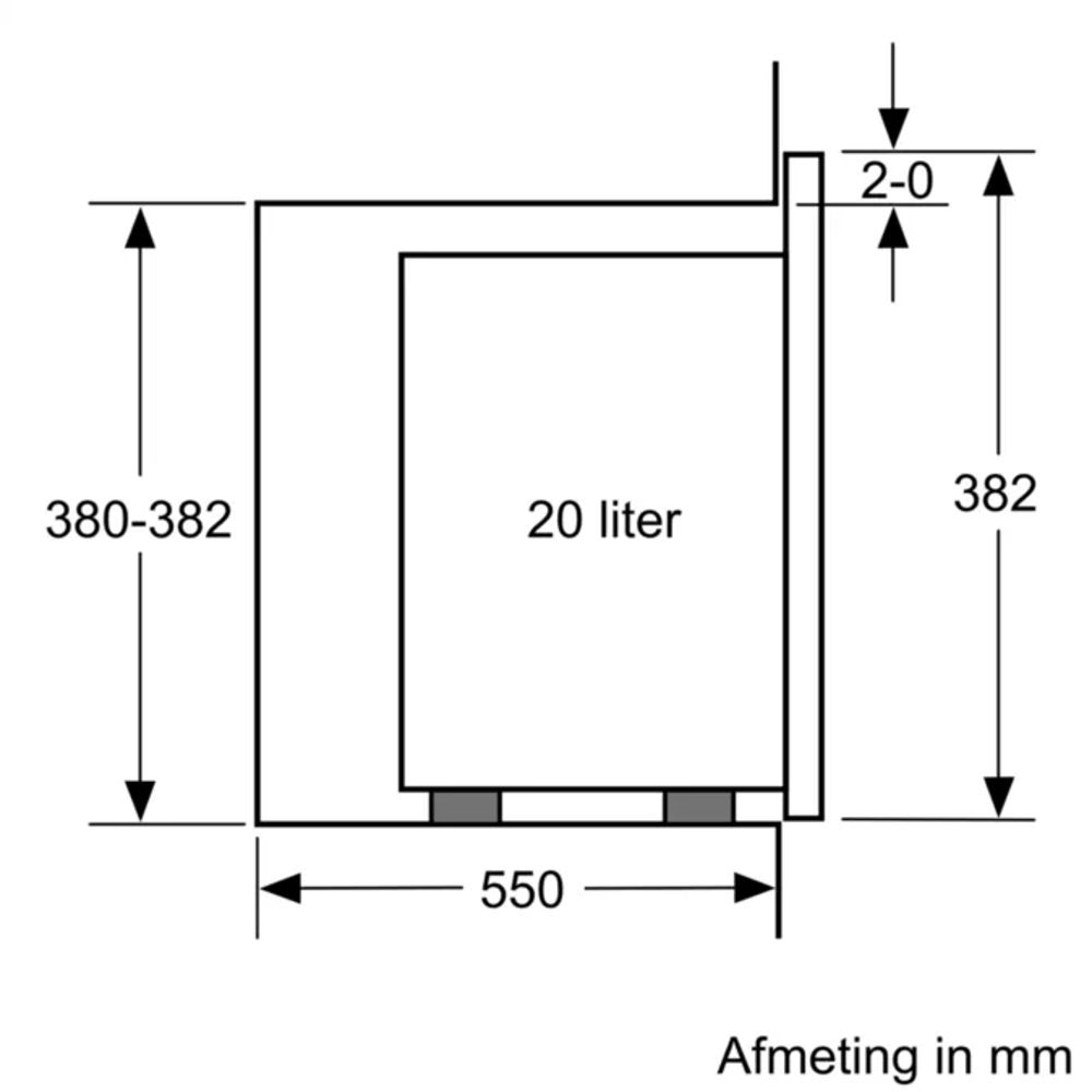 Siemens Microgolfoven inbouw BE520LMR0