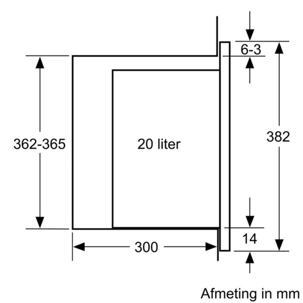 Siemens Microgolfoven inbouw BE520LMR0