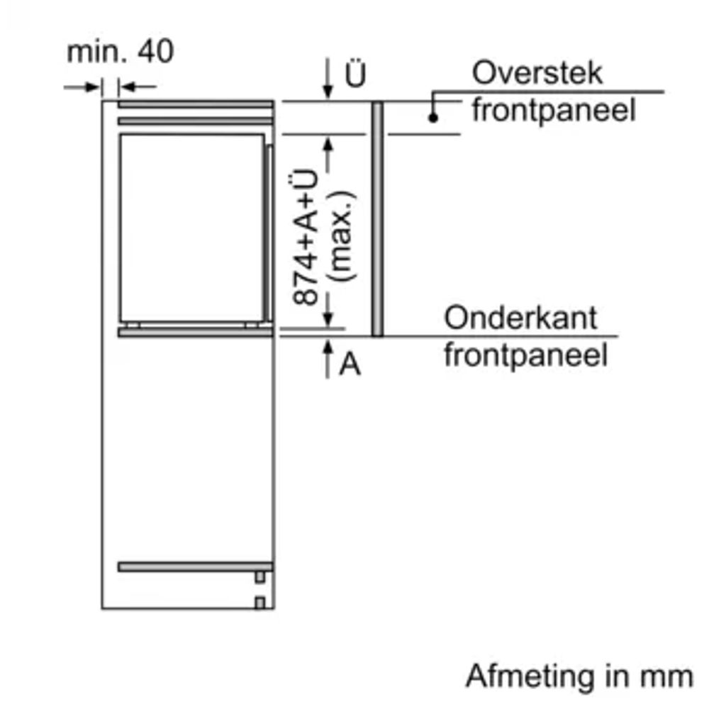 Siemens Diepvriezer inbouw GI21VADE0