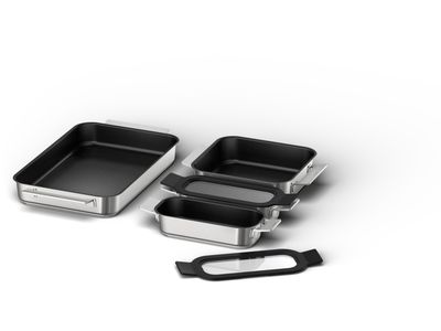 HZ9FF040 Pro pannenset geschikt voor flex-inductie, 4 stuks