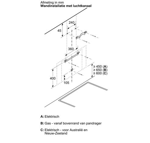 LC81KAN60 iQ500 wanddampkap 80 cm zwart glas  Siemens