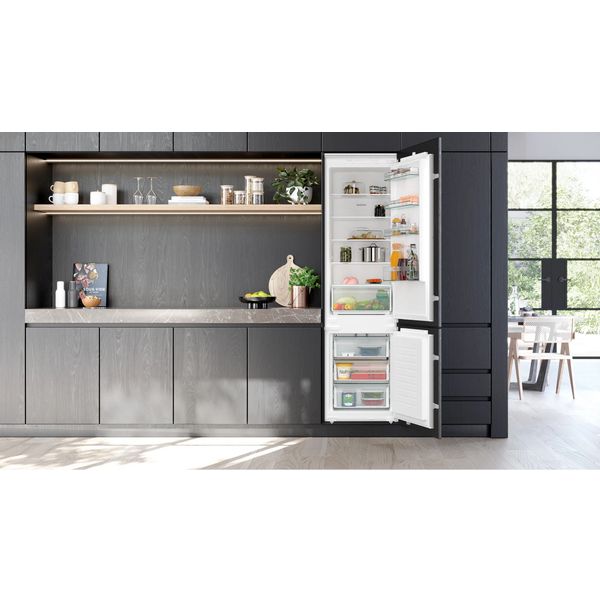 KI96NNSE0 iQ100 Inbouw koel-vriescombinatie 193.5 x 54.1 cm Sleepdeur 