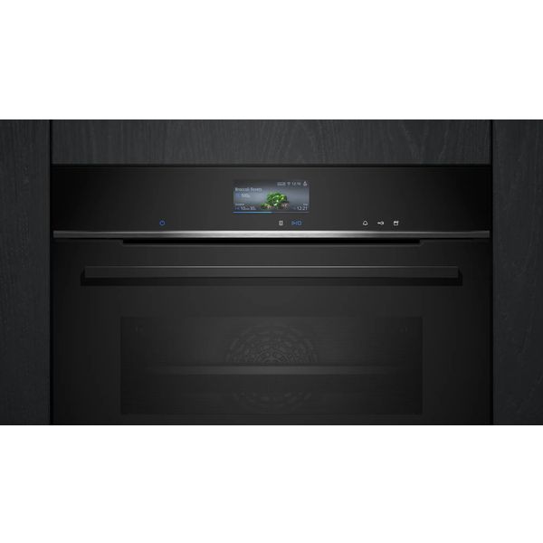 Siemens HS736G3B1 Combi stoomoven Zwart