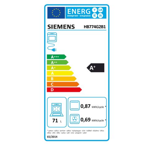 HB774G2B1 Zwart  Siemens