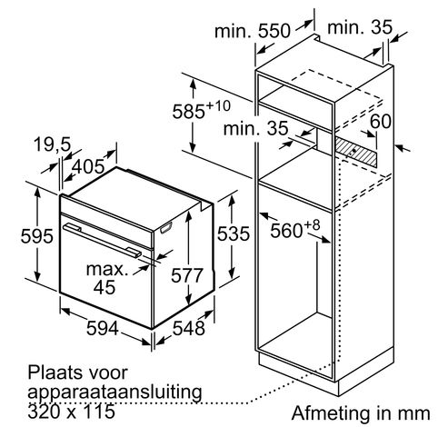 HB774G2B1 Zwart  Siemens