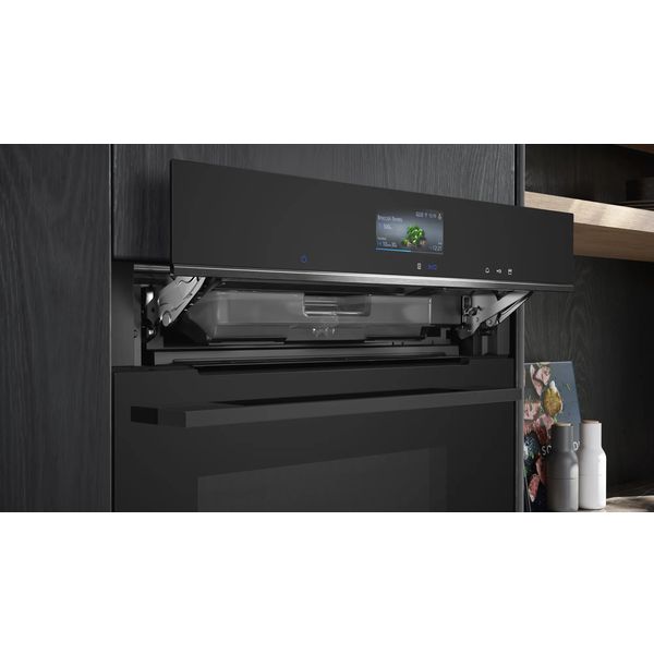 CS736G1B2 combi-stoomoven Zwart 