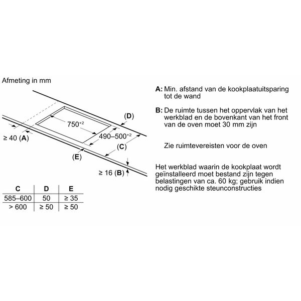 EX851HVC1E iQ700 80 cm Zwart, opbouwmontage zonder rand 