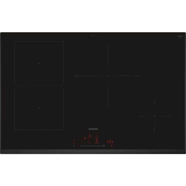 Siemens ED851HSB1E iQ500 Inductiekookplaat 80 cm zwart zonder kader