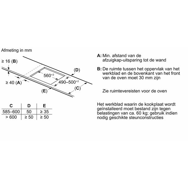 Siemens ED651HSB1E iQ500 Inductiekookplaat 60 cm Zwart, opbouwmontage zonder rand