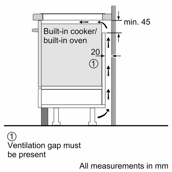 EU611BEB5E iQ100 Inductiekookplaat 60 cm Zwart 