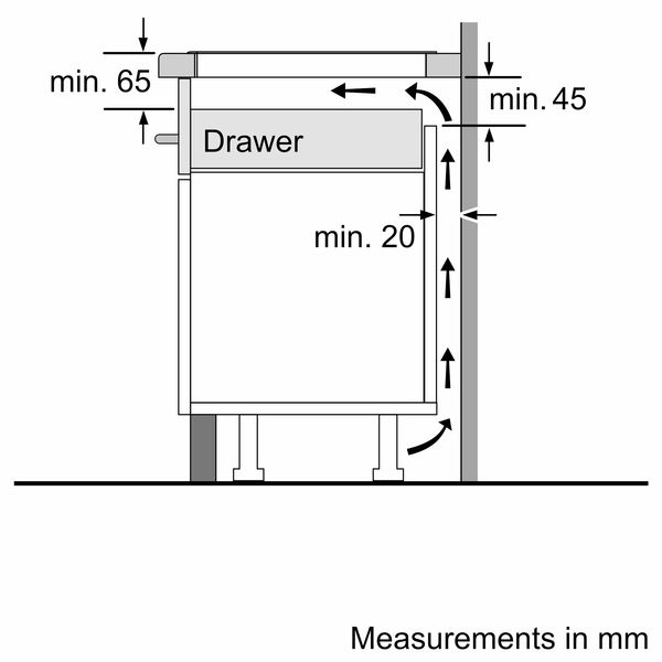 EU611BEB5E iQ100 Inductiekookplaat 60 cm Zwart 