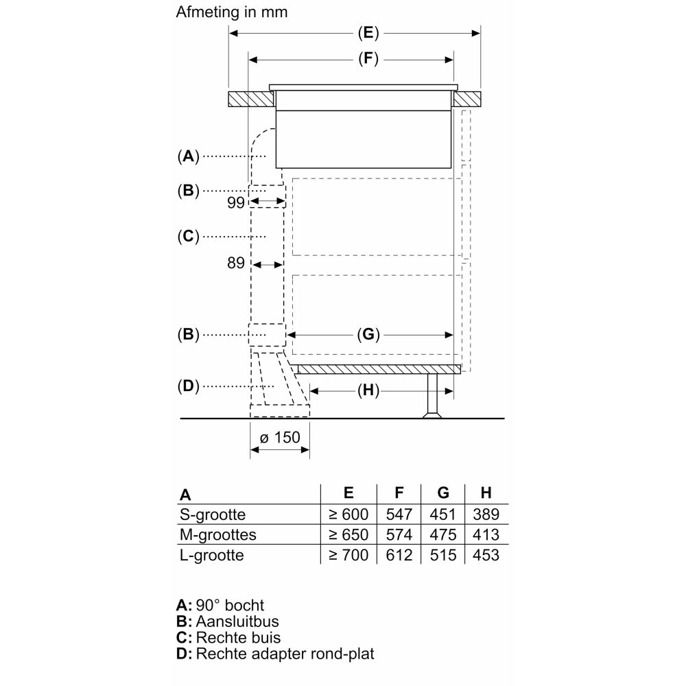 Siemens Kookplaat met afzuiging ED851HQ26M