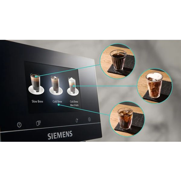 Siemens TQ713R03 espresso volautomaat EQ700 integral edelstaal, Waterreservoir