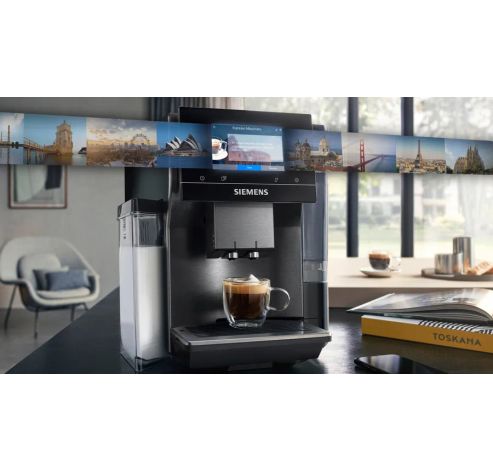 TQ717DF5 Inbouw espresso volautomaat EQ700 integral Donker inox, Waterreservoir  Siemens