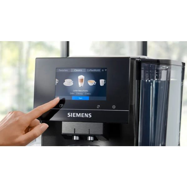 Siemens TQ717DF5 Inbouw espresso volautomaat EQ700 integral Donker inox, Waterreservoir