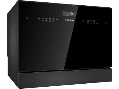 SK25IB00TE iQ500 vrijstaande compacte vaatwasser 55 cm zwart