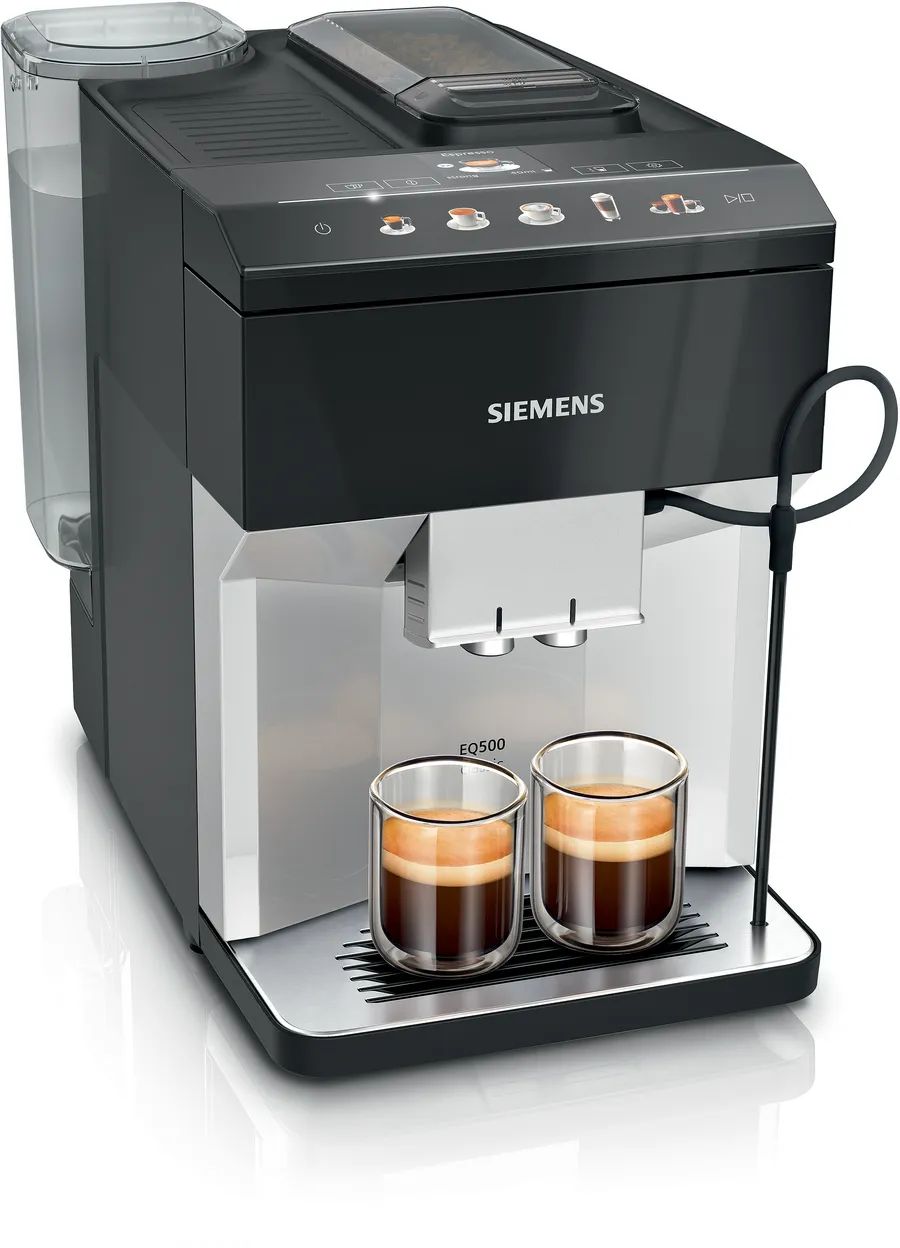 TP515R01 Espresso volautomaat EQ500 classic Daglicht zilver, Piano black, Waterreservoir