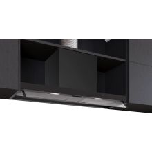 LJ95BCC60 iQ300 Geïntegreerde design dampkap 90 cm helder glas, Matzwart