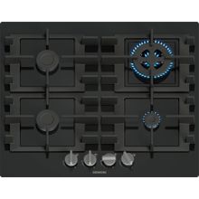 EN6B6HK40 iQ300 Gaskookplaat 60 cm Hardglas, Zwart