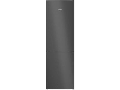 KG36NVXBG iQ300 Vrijstaande koel-vriescombinatie met bottom-freezer 186 x 60 cm Zwart geborsteld staal anti-fingerprint