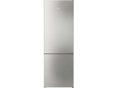 KG49NVIAG iQ300 Vrijstaande koel-vriescombinatie met bottom-freezer 203 x 70 cm Edelstaal