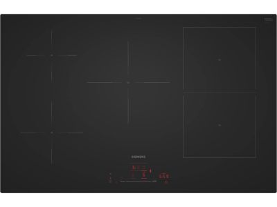 ED81AHWB1E iQ500 Inductiekookplaat 80 cm Matzwart, Opbouw zonder kader