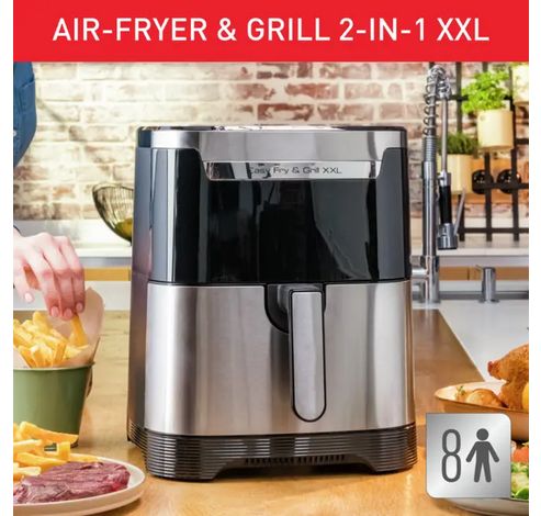 EZ801D10 Easy Fry & Grill XXL Inox  Moulinex