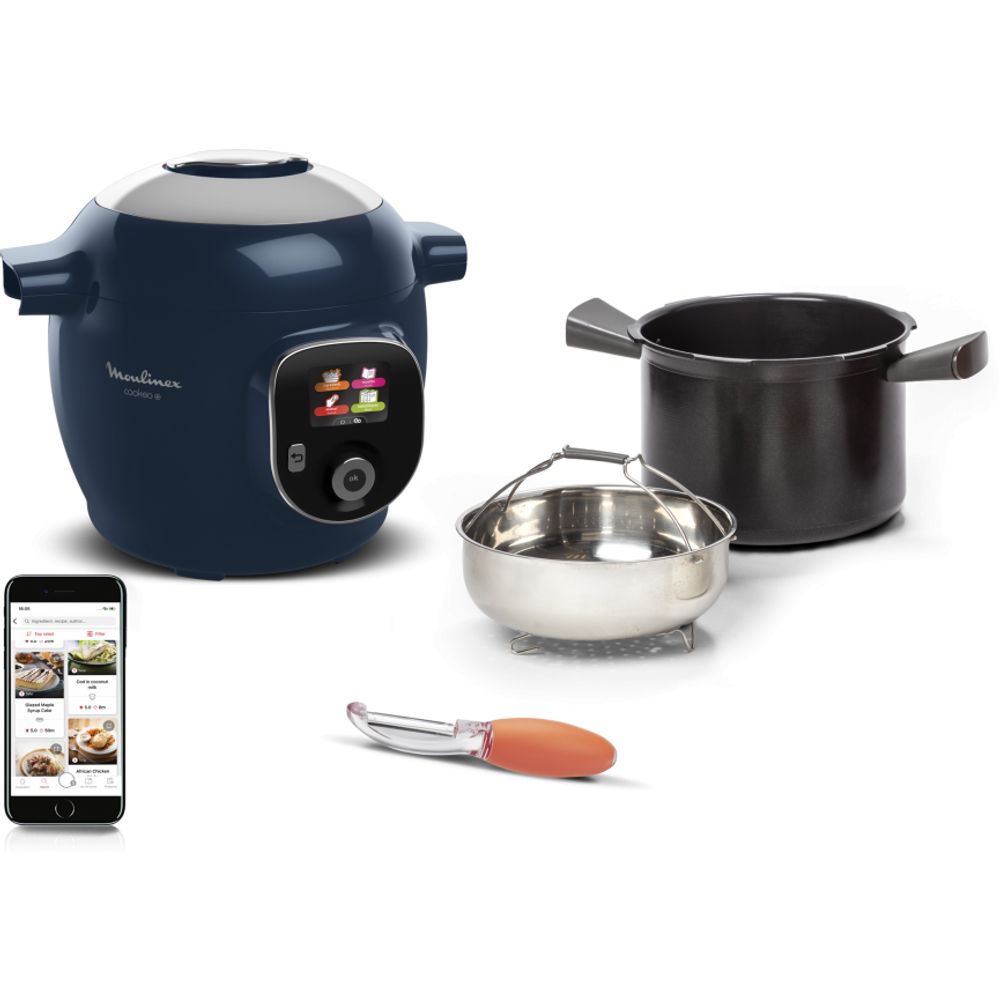 Moulinex Multicookers CE85F410 Cookeo+ Midnight Blue Multicooker