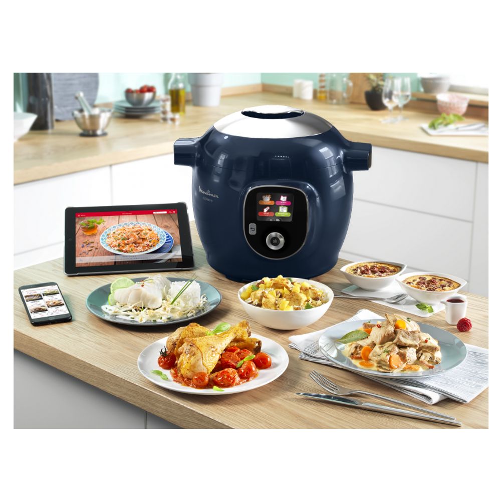 Moulinex Multicookers CE85F410 Cookeo+ Midnight Blue Multicooker