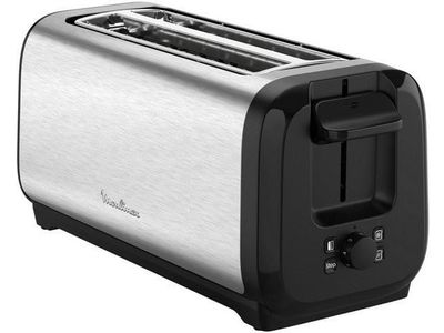 LS5S4DE0 Broodrooster Subito, 2 lange sleuven, zwart/inox
