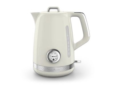 <ul class='list-attrs-tooltip'><li>Vermogen: 2.400 W</li><li>Inhoud: 1,70 Liter</li><li>Aanduiding waterniveau: Aanduiding waterniveau</li><li>Regelbare temperatuur: Regelbare temperatuur</li><li>Kleur: Wit</li><li>Materiaal: Kunstof</li><li>Verborgen verwarmingselement: Verborgen verwarmingselement...</li></ul> Soleil BY355AE0 Waterkoker - 1,7 L - Temperatuurregeling