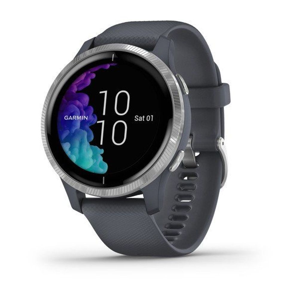 Garmin Smartwatch Venu Granite Blue met Silver