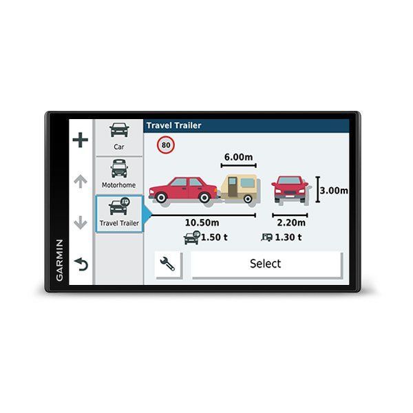 Garmin Camper 780 & Digital Traffic 6.95inch Camper Navigator met BC™ 40 Backup Camera