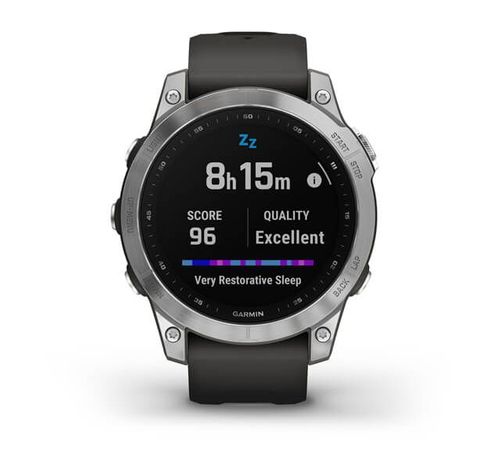 Fenix 7 Zilver met Graphite polsband  Garmin