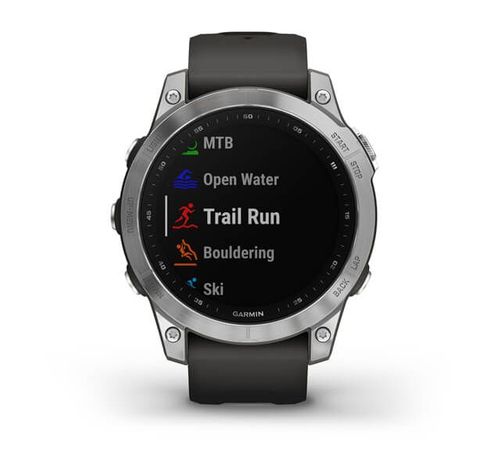 Fenix 7 Zilver met Graphite polsband  Garmin