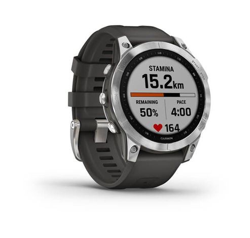 Fenix 7 Zilver met Graphite polsband  Garmin