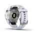 Garmin Fenix 7S Zilver 42mm met Whitestone band