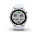 Garmin Fenix 7S Zilver 42mm met Whitestone band